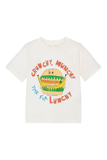 Burger Print T-Shirt